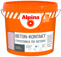 Грунт адгезионный Alpina EXPERT Beton-Kontakt / Бетон-Контакт, 15 кг
