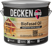 Масло-лазурь для фасада DECKEN BIOFASAD OIL