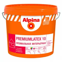 Краска водно-дисперсионная для внутренних работ Alpina EXPERT Premiumlatex 10 / Премиумлатекс 10